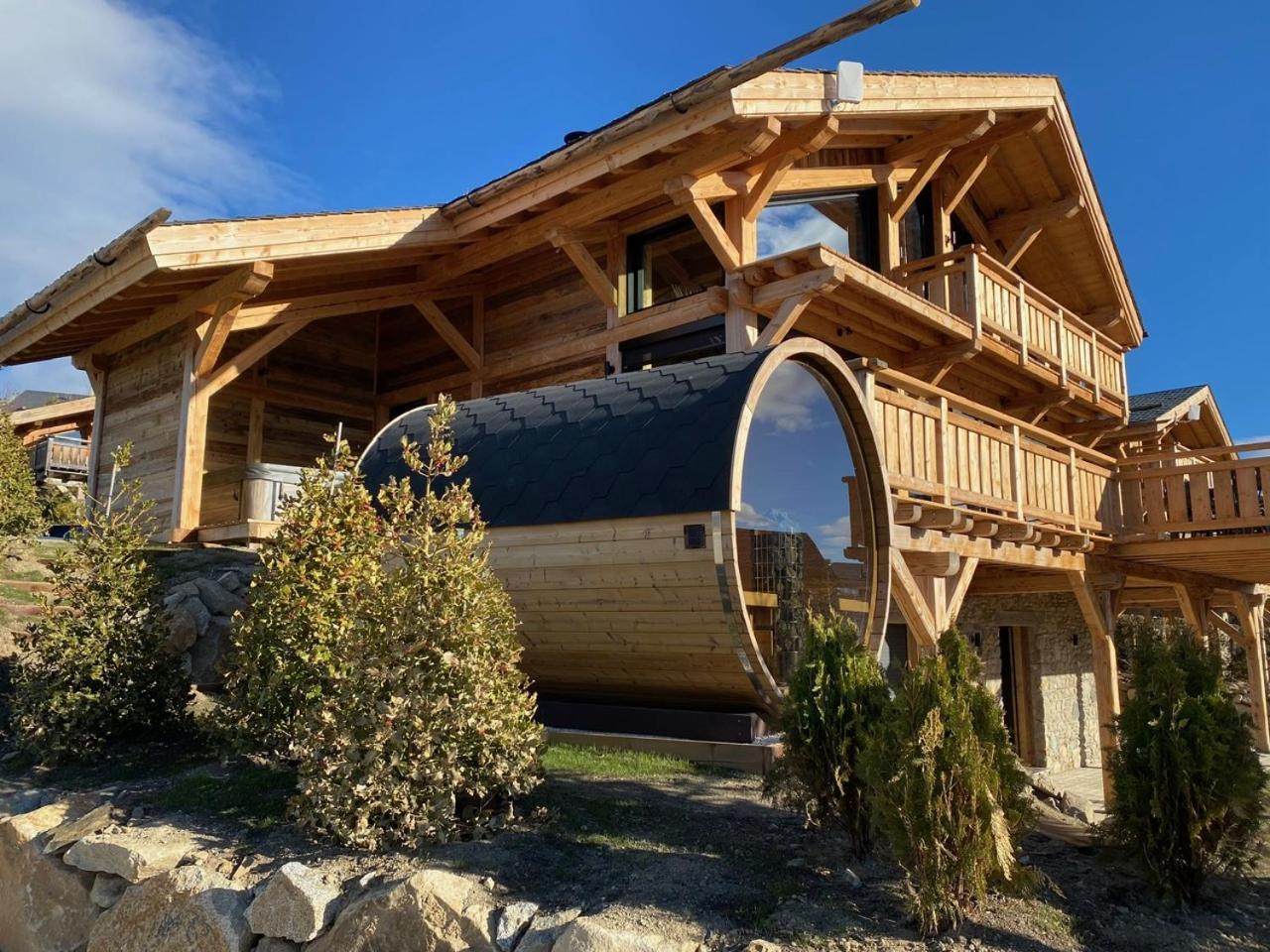 Chalet Aguila - Jacuzzi Et Sauna Panoramique - Construit En 2023 Bolquere Pyrenees 2000 Esterno foto